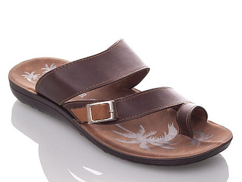 Шлепанцы Malibu MKD3878 brown в магазине Фонтан Обуви
