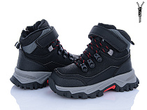 Ботинки Clibee-Shosho HB759-1 black-red в магазине Фонтан Обуви