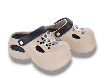 Кроксы Lion-Lu 988-1 beige в магазине Фонтан Обуви
