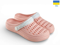 Кроксы Rai Shoes DS62 персик в магазине Фонтан Обуви