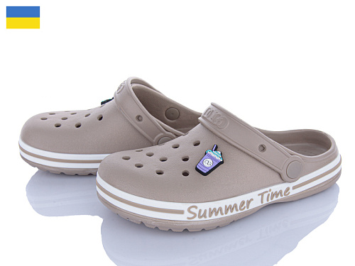 Кроксы Roks Dago 328 бежевий в магазине Фонтан Обуви