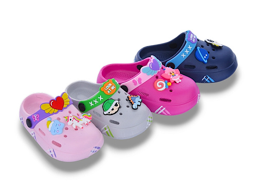 Кроксы Babyshop 295-5 mix в магазине Фонтан Обуви