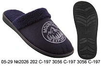 Тапочки мужские 05-29 №2026 202 С-197 3056 С-197 3056 С-197 в магазине Фонтан Обуви
