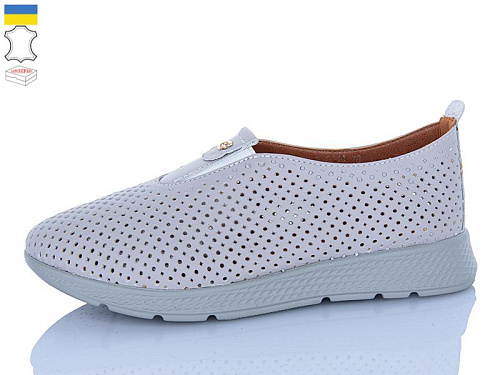 Туфли Sali 014-13 сірий-сір-п. в магазине Фонтан Обуви