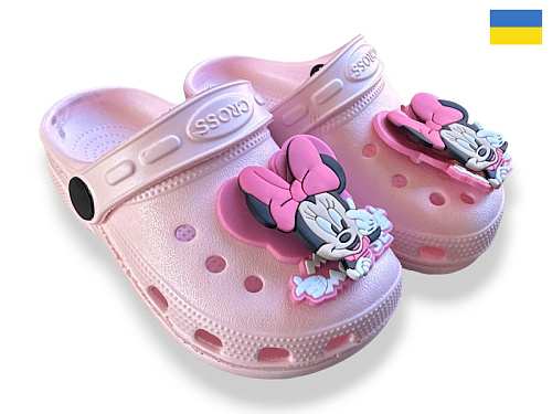 Кроксы Rai Shoes H3 персиковий в магазине Фонтан Обуви