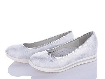 Туфли Viktoria 11A-6 silver в магазине Фонтан Обуви