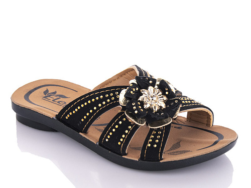 Шлепанцы Gurkem Elena 1 black (25-29) в магазине Фонтан Обуви