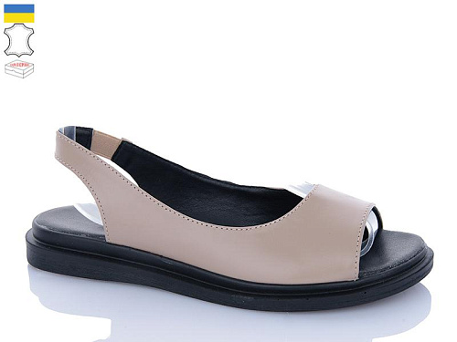 Босоножки Sali 511 капучино чор-п. в магазине Фонтан Обуви