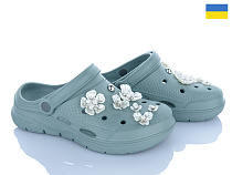 Кроксы Roks 414 грін-грей в магазине Фонтан Обуви