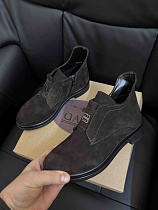 Ботинки Garti 281 корич замш байка в магазине Фонтан Обуви