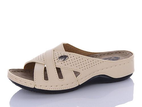 Шлепанцы Sali One 108 св.бежевий в магазине Фонтан Обуви