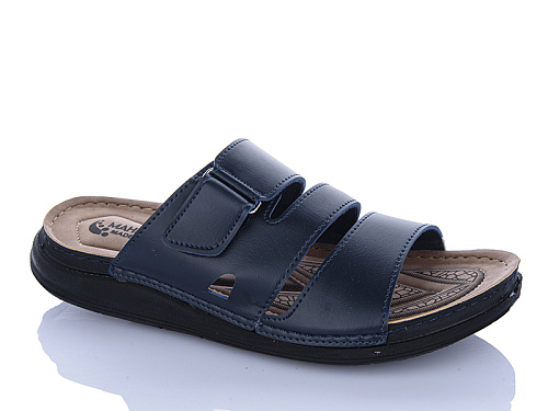 Шлепанцы Oskar 01-46 синій в магазине Фонтан Обуви