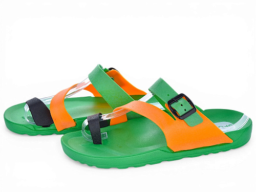 Шлепанцы Jibukang A01-2468 black в магазине Фонтан Обуви