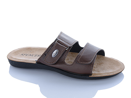 Шлепанцы Jumay SP magic липуч.коричневий в магазине Фонтан Обуви