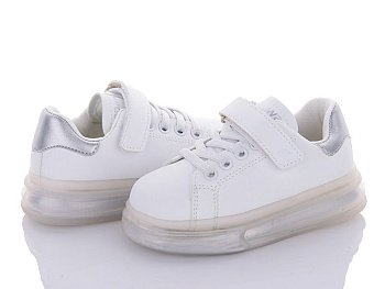 Кроссовки Clibee TG01-2 white-silver в магазине Фонтан Обуви