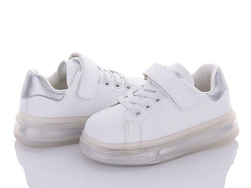 Кроссовки Clibee TG01-2 white-silver в магазине Фонтан Обуви