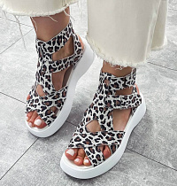 Босоножки Arto 175 біл-леопард в магазине Фонтан Обуви