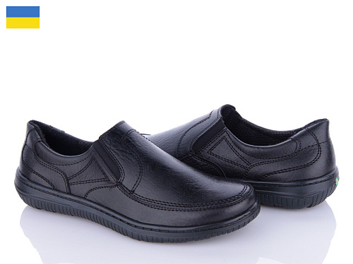 Туфли Kindzer Т11 чорний в магазине Фонтан Обуви