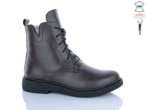 Ботинки Sali 23 коричневий к чор-п.зима в магазине Фонтан Обуви