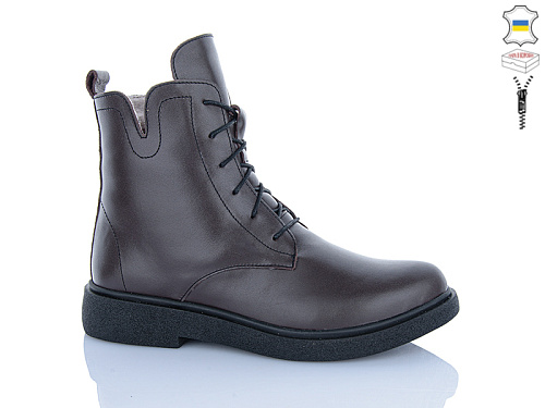 Ботинки Sali 23 коричневий к чор-п.зима в магазине Фонтан Обуви