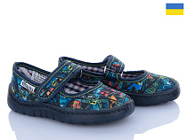 Тапочки Soylu V1-39 footboll т.синій в магазине Фонтан Обуви