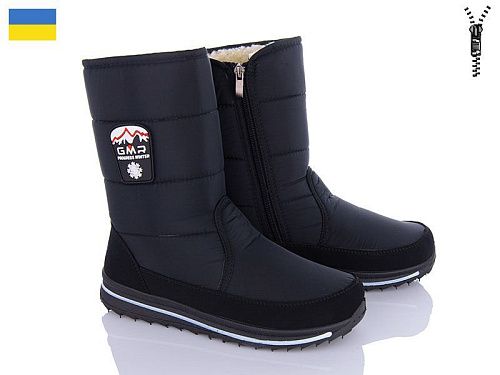 Дутики Roks Progress 3117 чорний в магазине Фонтан Обуви