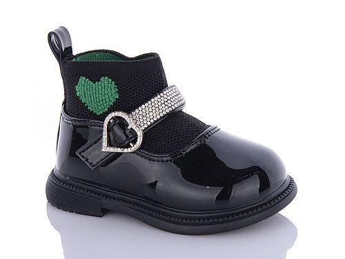 Ботинки Леопард M6619-2 black-green в магазине Фонтан Обуви