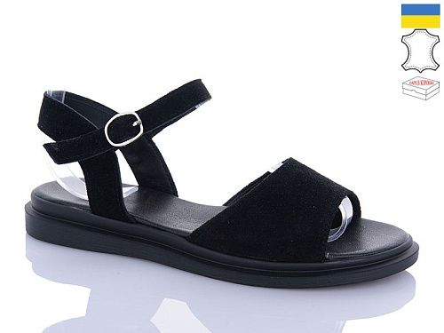 Босоножки Sali 508 чорний з чор-п. в магазине Фонтан Обуви