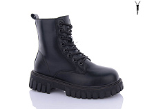 Ботинки Aba 5235 black в магазине Фонтан Обуви