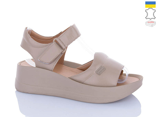 Босоножки Sali 261 бежевий беж-п. в магазине Фонтан Обуви