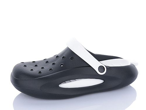 Кроксы Alimama-Girnaive 809 black-white в магазине Фонтан Обуви