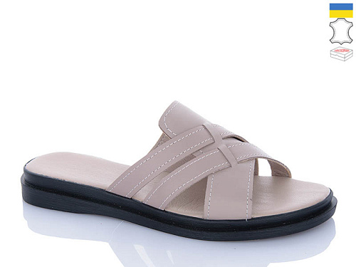 Шлепанцы Garti 14 капучино шк. в магазине Фонтан Обуви