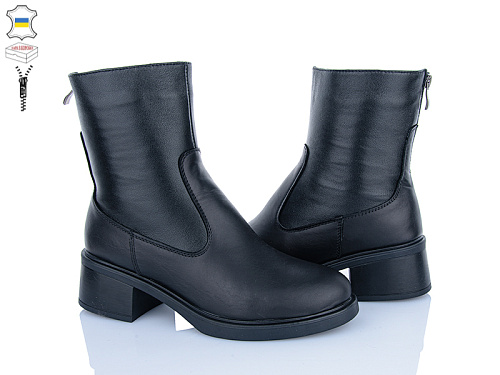 Ботинки Mona Liza 194 чорний шк. в магазине Фонтан Обуви
