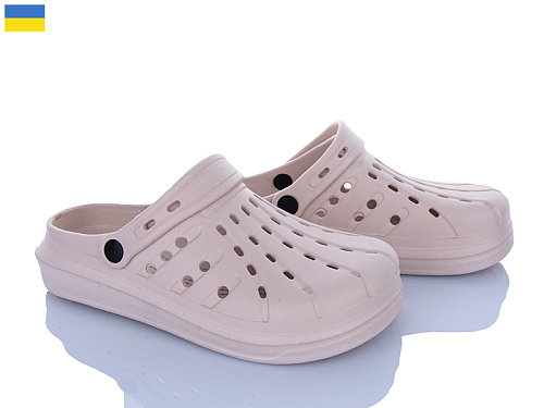 Кроксы Golden Lion 151 бежевий в магазине Фонтан Обуви