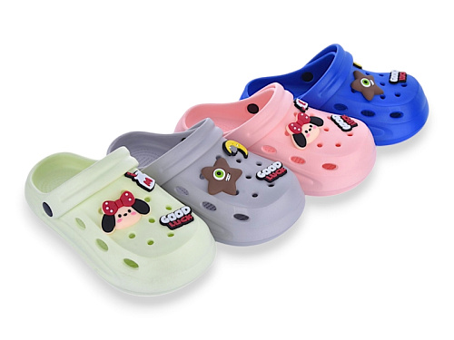 Кроксы Jibukang 6058M-18 mix в магазине Фонтан Обуви