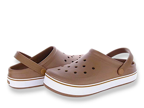 Кроксы Slipers 523 коричневий в магазине Фонтан Обуви