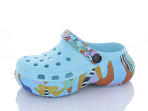 Кроксы Alimama-Girnaive 816 l.blue в магазине Фонтан Обуви