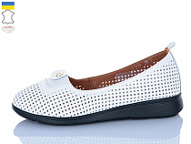 Туфли Sali 009-1 білий чор-п. в магазине Фонтан Обуви