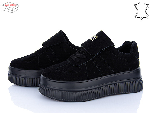 Кроссовки Ailaifa AW16 all black в магазине Фонтан Обуви