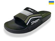 Шлепанцы Rai Shoes M231 хакі в магазине Фонтан Обуви