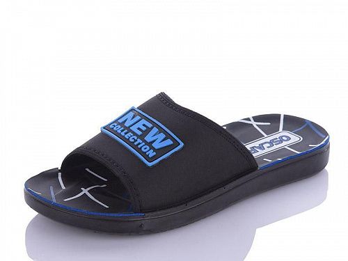 Шлепанцы Oskar 59-3 blue в магазине Фонтан Обуви