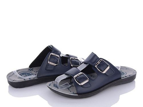 Шлепанцы Oskar 24-Ш5509E blue в магазине Фонтан Обуви