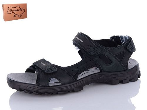 Сандалии Restime NGL24042 black батал в магазине Фонтан Обуви