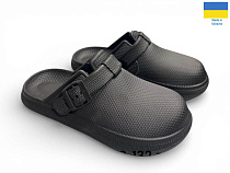 Кроксы Rai Shoes 421 чорний в магазине Фонтан Обуви