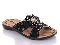 Шлепанцы Demur K26-Elena 2 black (25-29) в магазине Фонтан Обуви