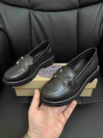 Туфли 429 чорна шкіра в магазине Фонтан Обуви