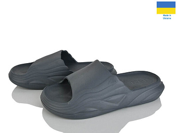 Шлепанцы Rai Shoes П38 графіт в магазине Фонтан Обуви