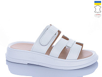 Шлепанцы Sali 5-1 білий біл-п. в магазине Фонтан Обуви
