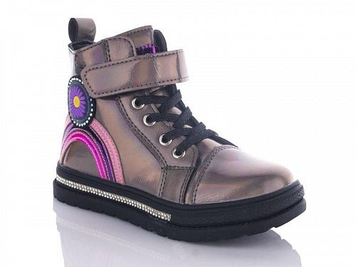 Ботинки No Brand 4708-3520-17 gun в магазине Фонтан Обуви