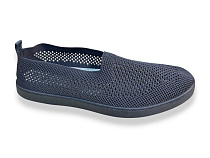 Слипоны Rai Shoes F09-009 т.сірий в магазине Фонтан Обуви